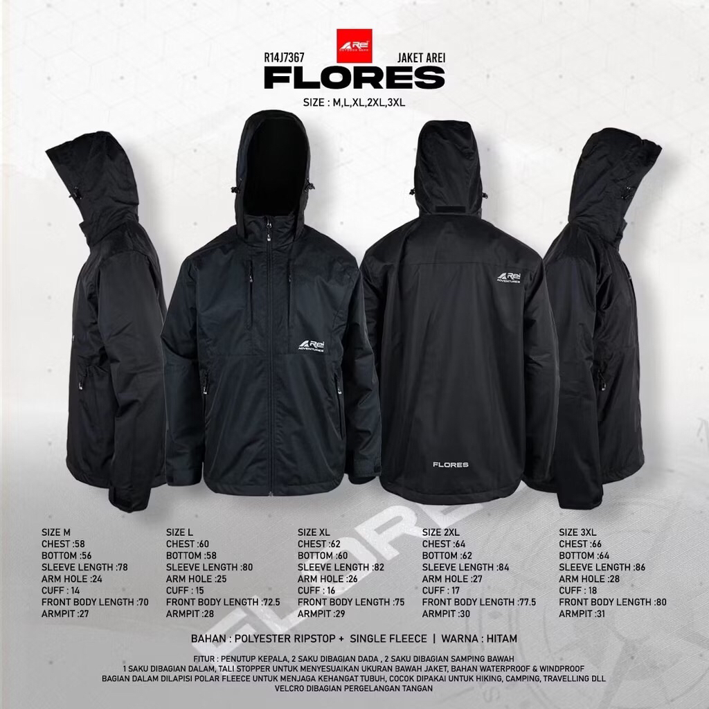 Jaket Arei Flores-R1 4J7367