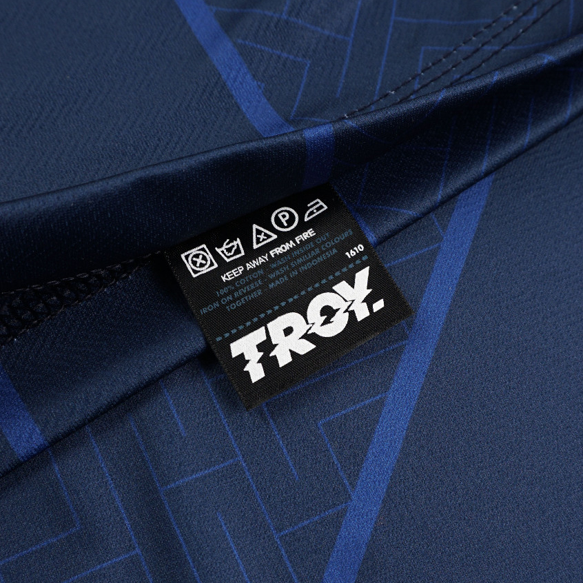 Troy Company Jersey Biru Navy Garis Klasik - Beyond Ordinary Jersey Deep Blue Pinstripe JSM 3616