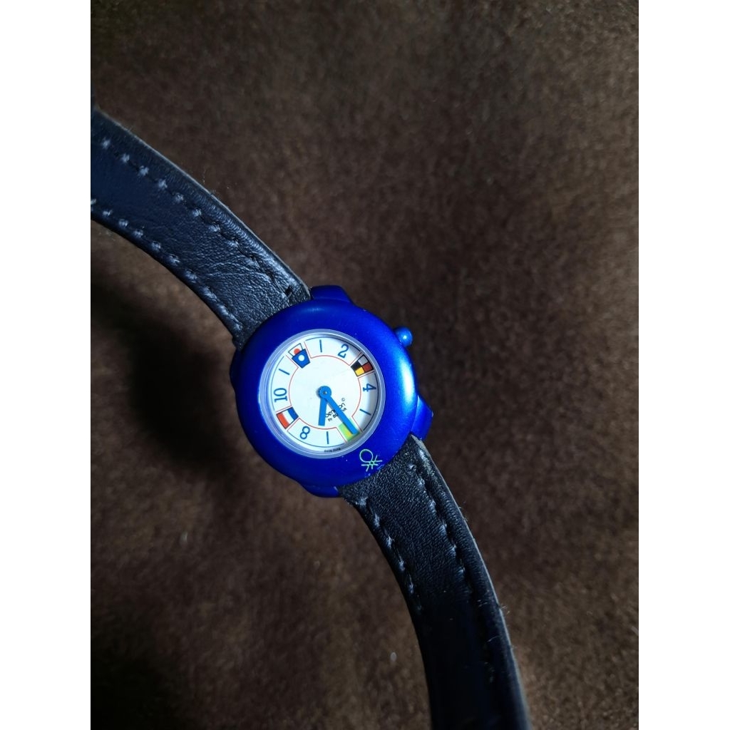 Jam Tangan Benetton By Bulova Swiss Made || Jam Tangan Vintage Pop Art || Jam Klasik Retro