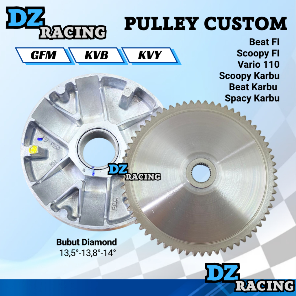 Pulley Beat Fi Beat Karbu Stater Kasar Beat Fi Vario 110 Pully Beat Karbu Scoopy Karbu Custom Pulley