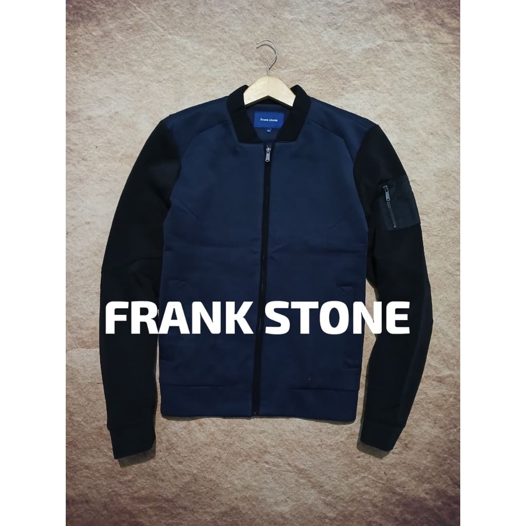 Jaket casual bomber FRANK STONE bekas pakai