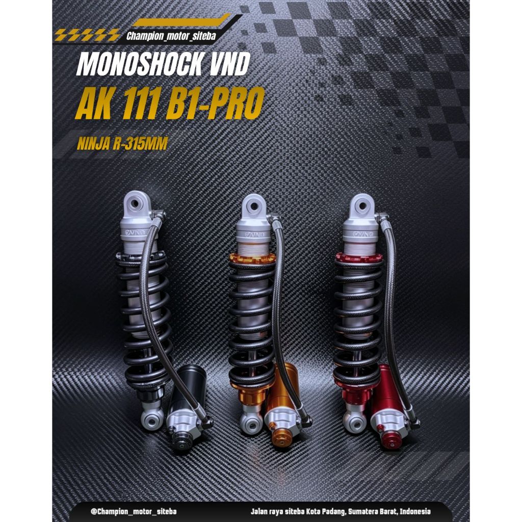 SHOCKBREAKER MONOSHOCK VND RACING AK111 B1-PRO FU MX SONIC NINJA R NINJA RR VIXION MXKING