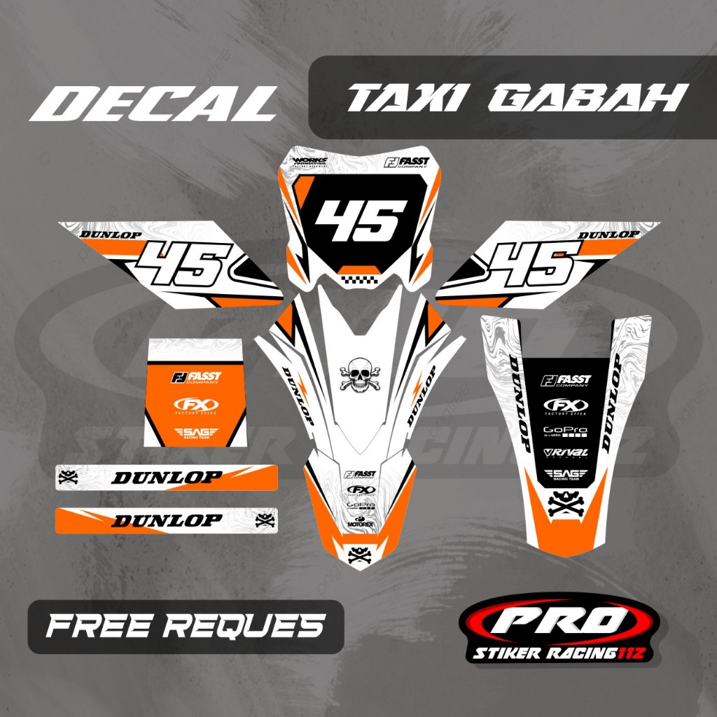DECAL OJEK GABAH DECAL TAXI GABAH DECAL ANGKUT GABAH FREE CUSTOM