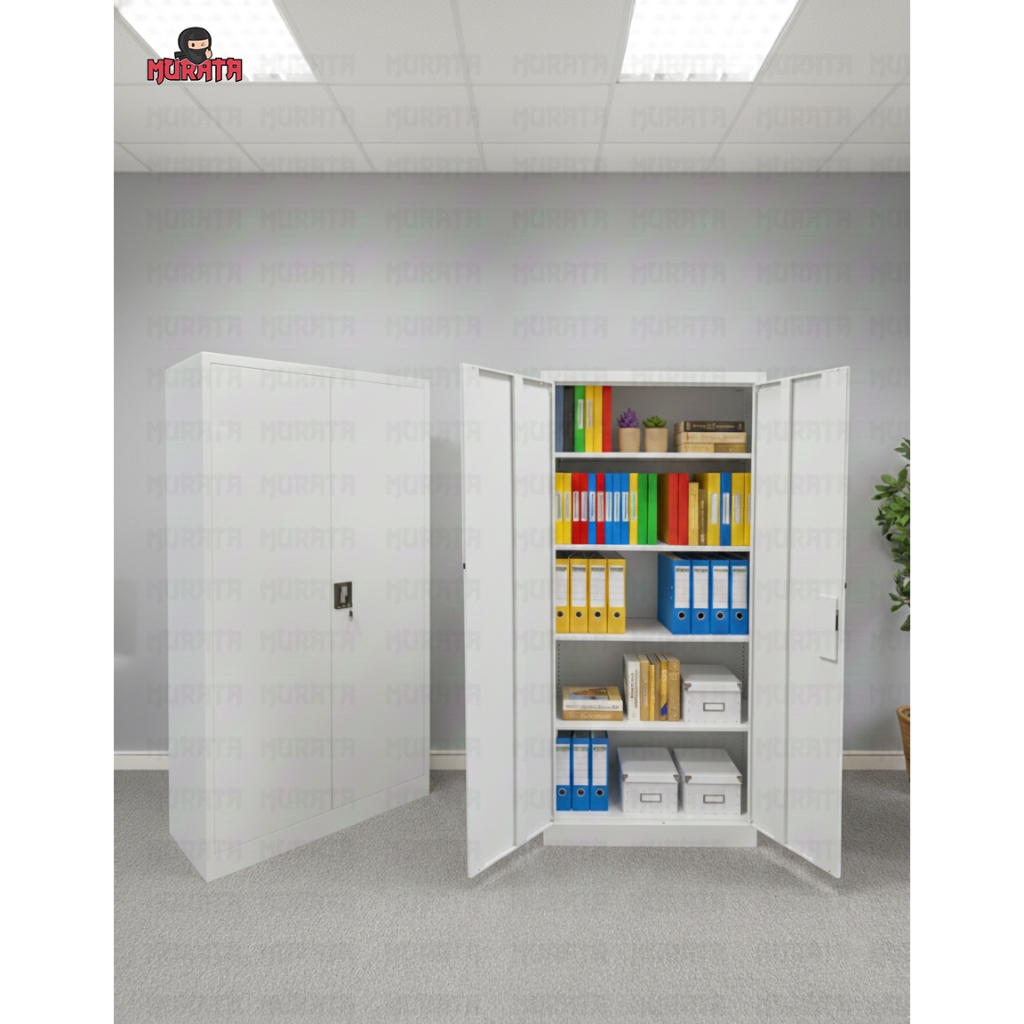 Avery - WW-001 GREY MURATA - Lemari Arsip Kantor Besi / Lemari Besi Serbaguna