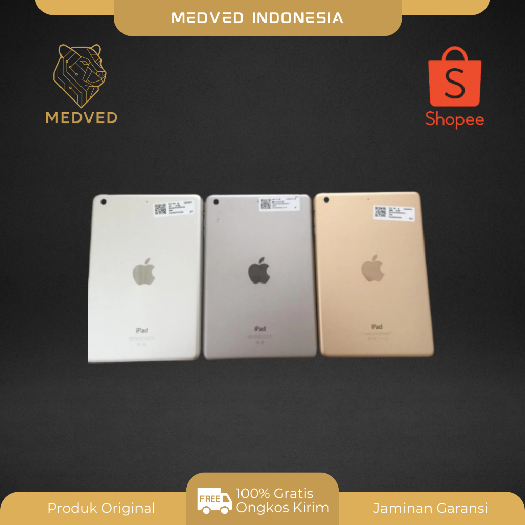 MEDVED iPad Mini 4 wi-fi Only 16GB 32GB Second