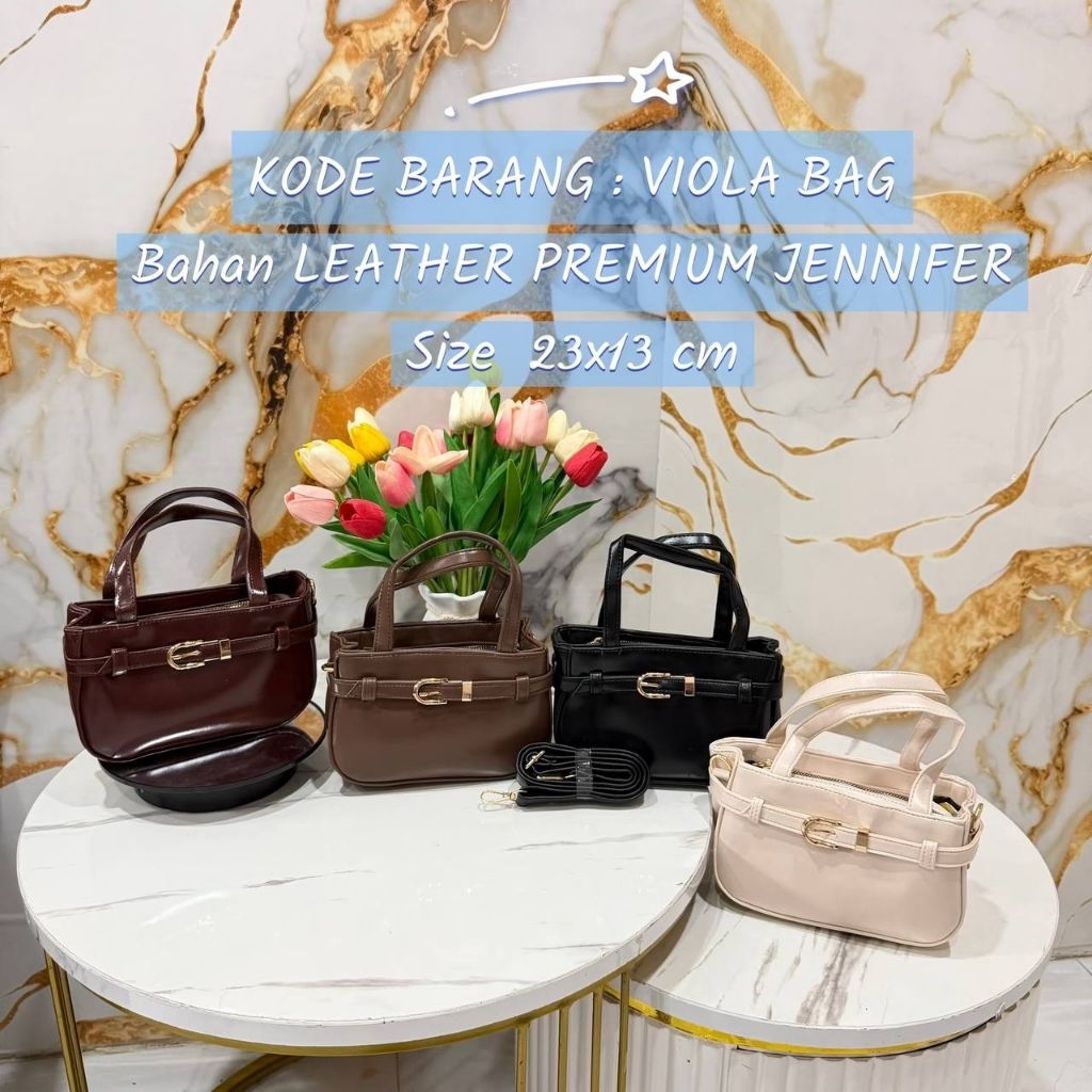 Flashsale VIOLA BAG Bahan LEATHER PREMIUM JENNIFER