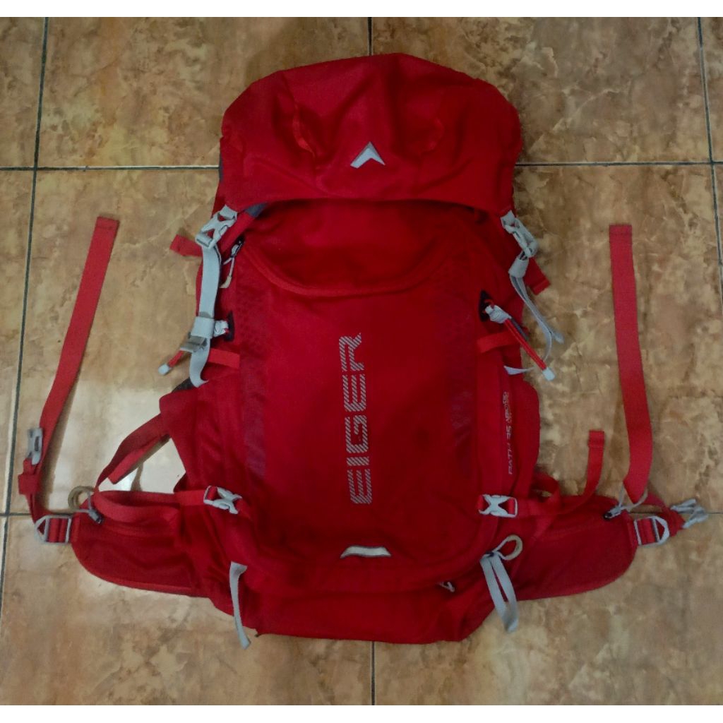 Tas Ransel Keril Carrier Eiger Path 35 Merah