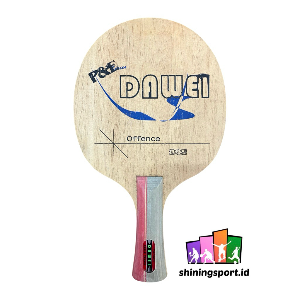 Kayu Bet Pingpong Tennis Meja Standar ITTF Dawei GTT Offence 100% Original