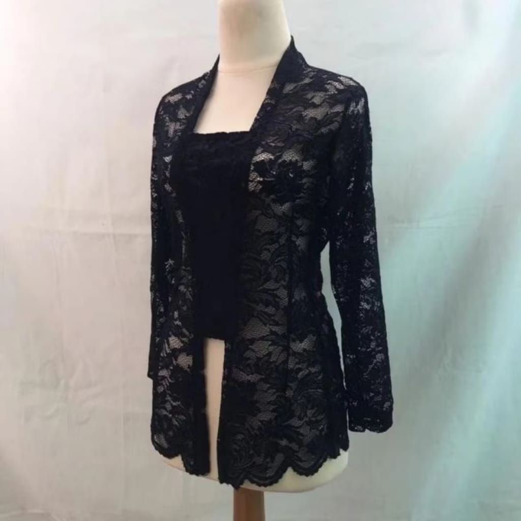 kebaya brukat kutubaru/ kebaya brukat bali sofiabed lengan panjang/kebaya jadul nenek-nenek