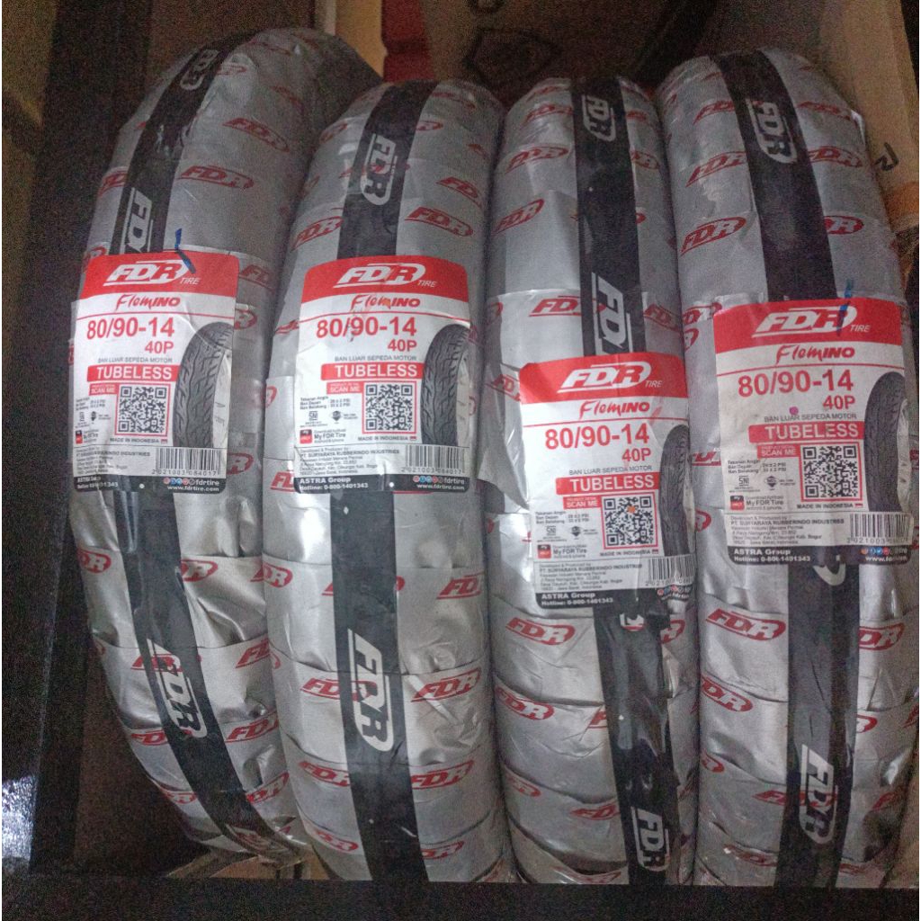 Ban Luar Tubeless FDR 80/90-14