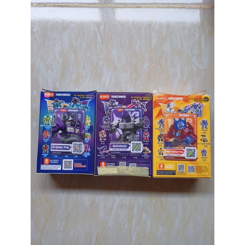 Blokees Optimus Brilian + SG Optimus + Astrotrain