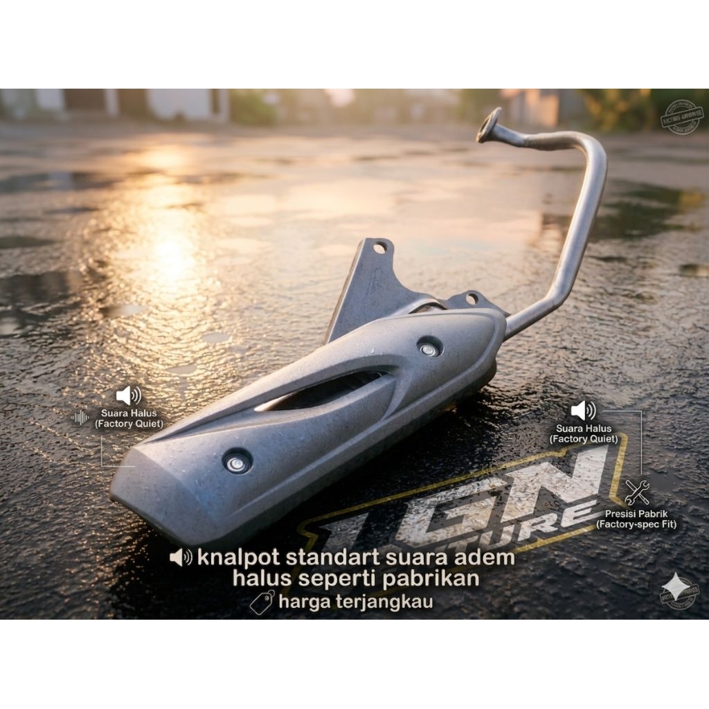 Knalpot beat, Scoopy standar suara adem halus seperti orinya