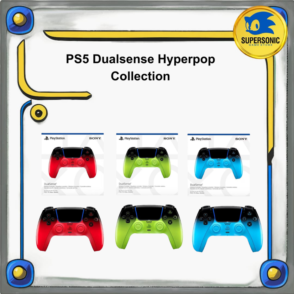 PS5 Dualsense Wireless Controller Hyperpop Collection