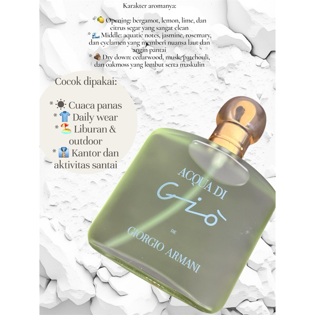 parfum wanita Aqua digio woman 100 edt original riject