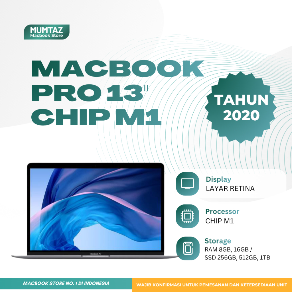 MACBOOK PRO RETINA 13" 2020 M1 CHIP APPLE M1