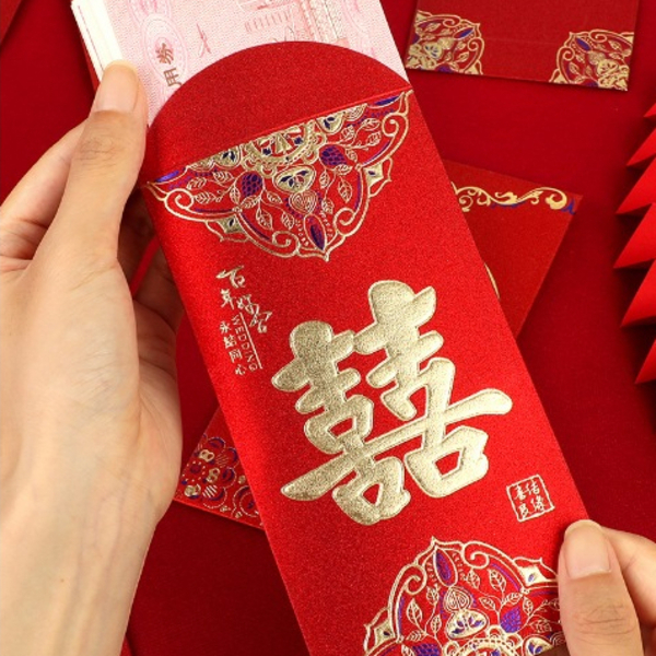 TLG - 1 Pack Angpao Merah Besar Isi 6 Pcs Random