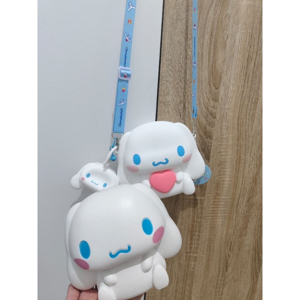 TAS BIG CINNAMOROLL+ GANTUNGAN CINNAMOROLL