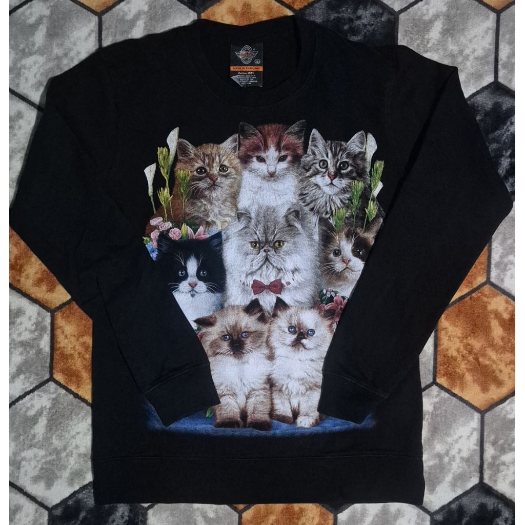 Rock Eagle Cat Crewneck