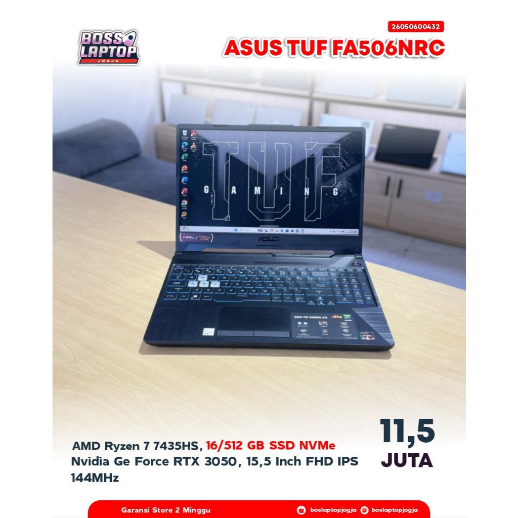 ASUS TUF GAMING FA506NRC RYZEN 7 7435HS 16/512GB