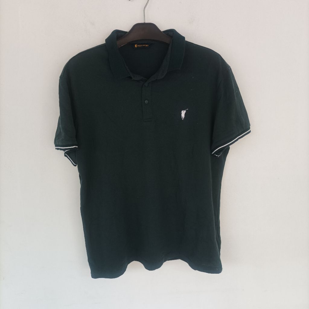 POLO SPORT ORIGINAL KAOS PENDEK PRIA SECOND SIZE M Z048