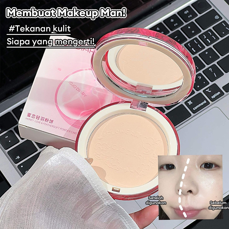 Bedak padat/Pengontrol minyak + concealer/Bedak padat ringan Bedak Padat Kontrol Minyak