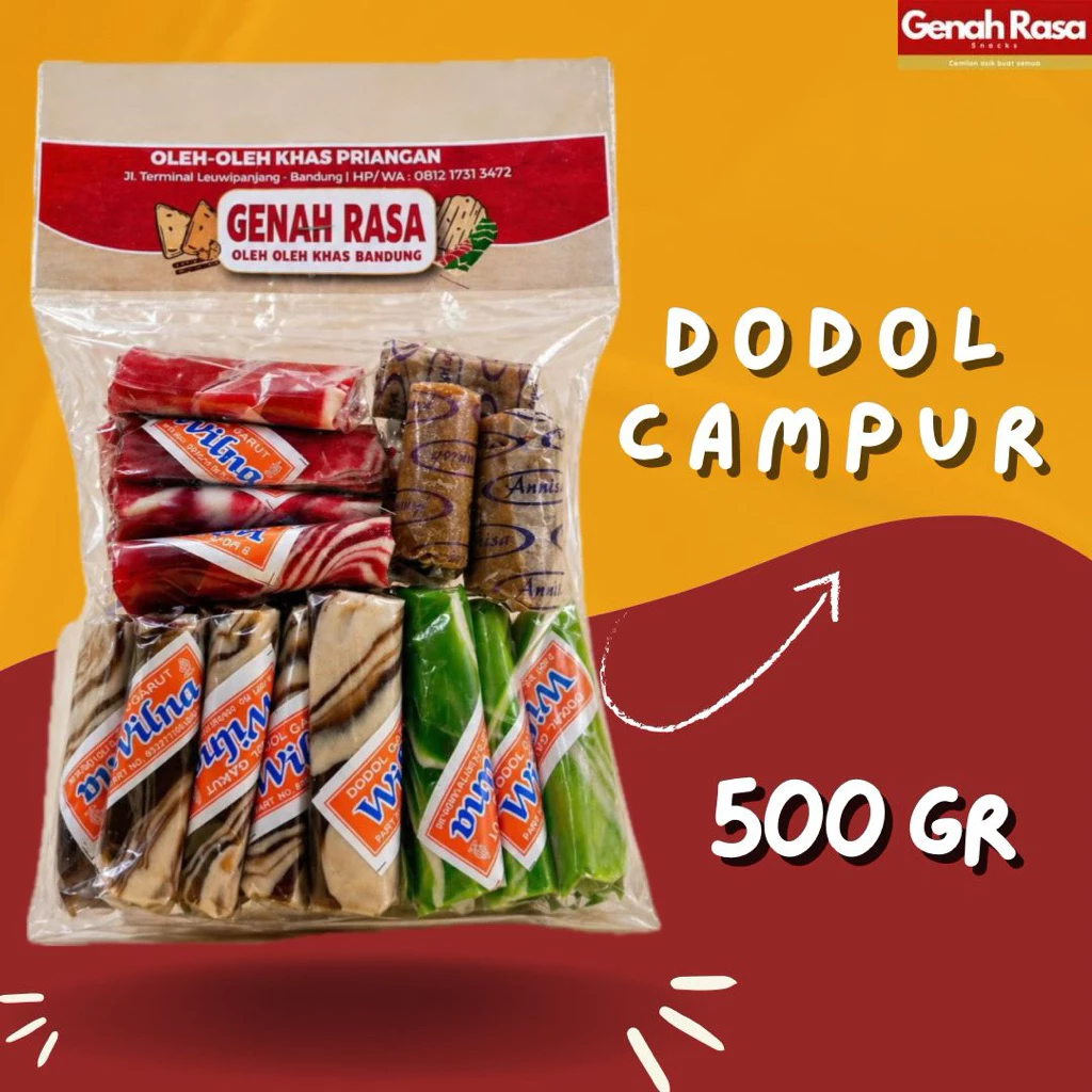 Dodol Garut Mix 500 g & 1 kg — foto detail 2 dari 6