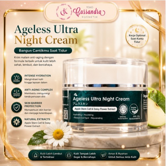AMURA AGELESS ULTRA NIGHT CREAM 10GR