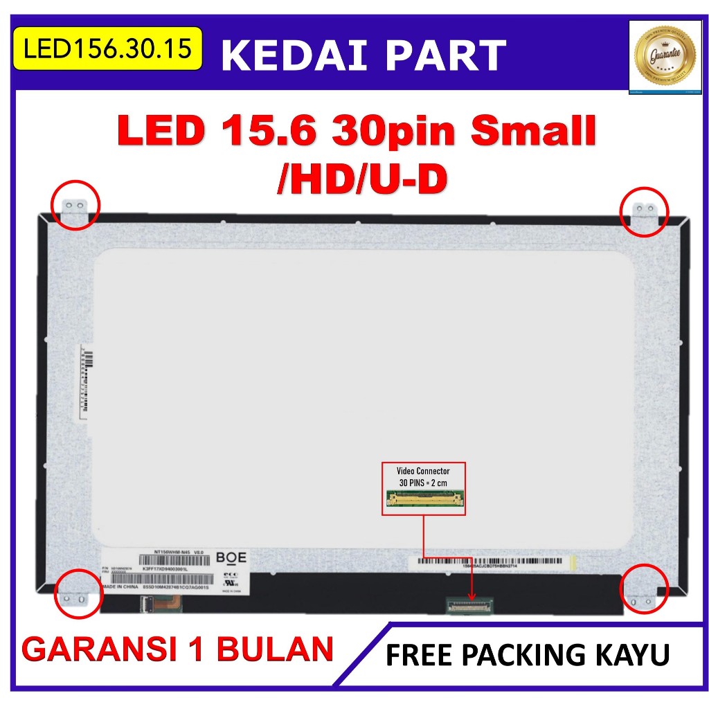 LCD LED Asus Vivobook X505 X505Z X505ZA 15.6 INCH HD Small Frame