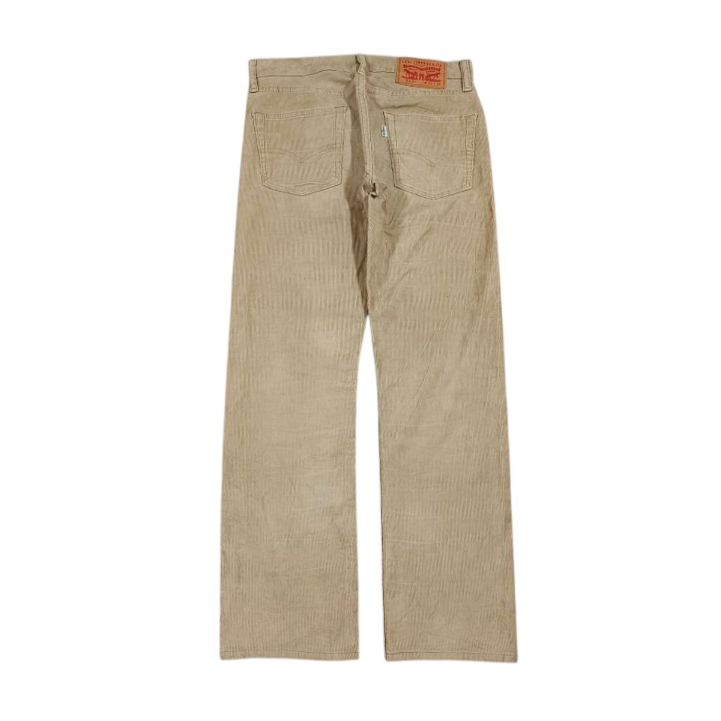 CELANA CORDUROY LEVIS 513 SECOND SIZE 28