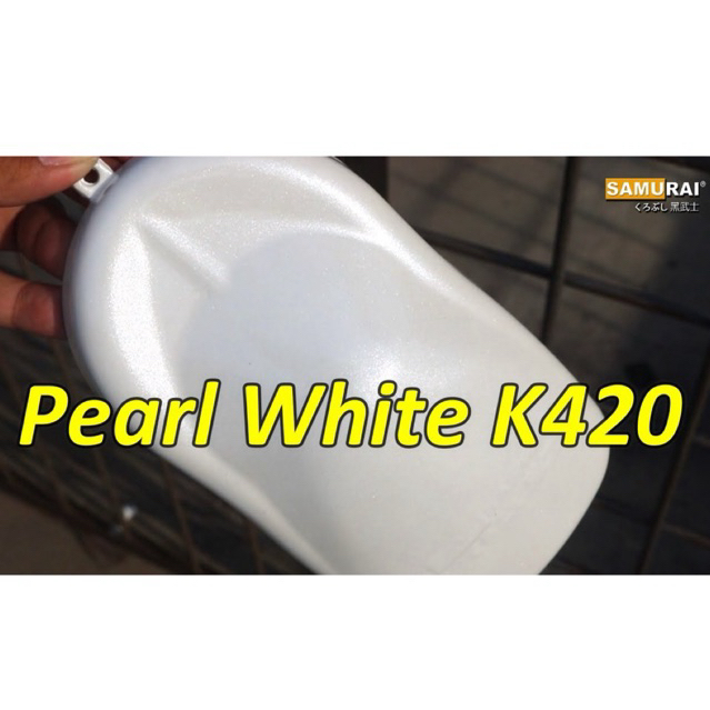 Pilox Samurai Putih Mutiara Pearl White** || Cat Semprot Body Motor Rangka Motor&Velg Motor