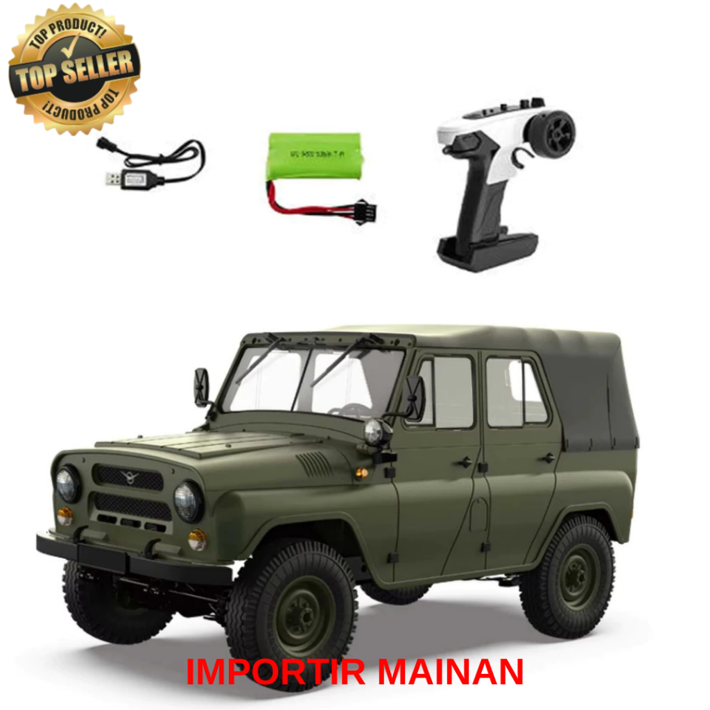 WPL C94 UAZ-469 soviet amy military vehicle 1971 official lisenced - rc car military 4WD RTR full pr