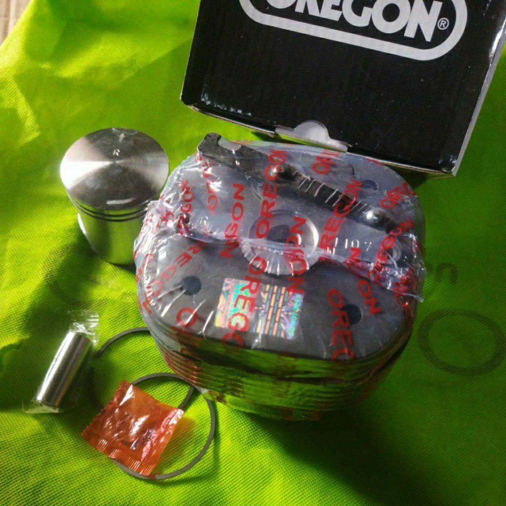 cylinder blok oregon original chainsaw ms070/720/ boring set mesin senso besar