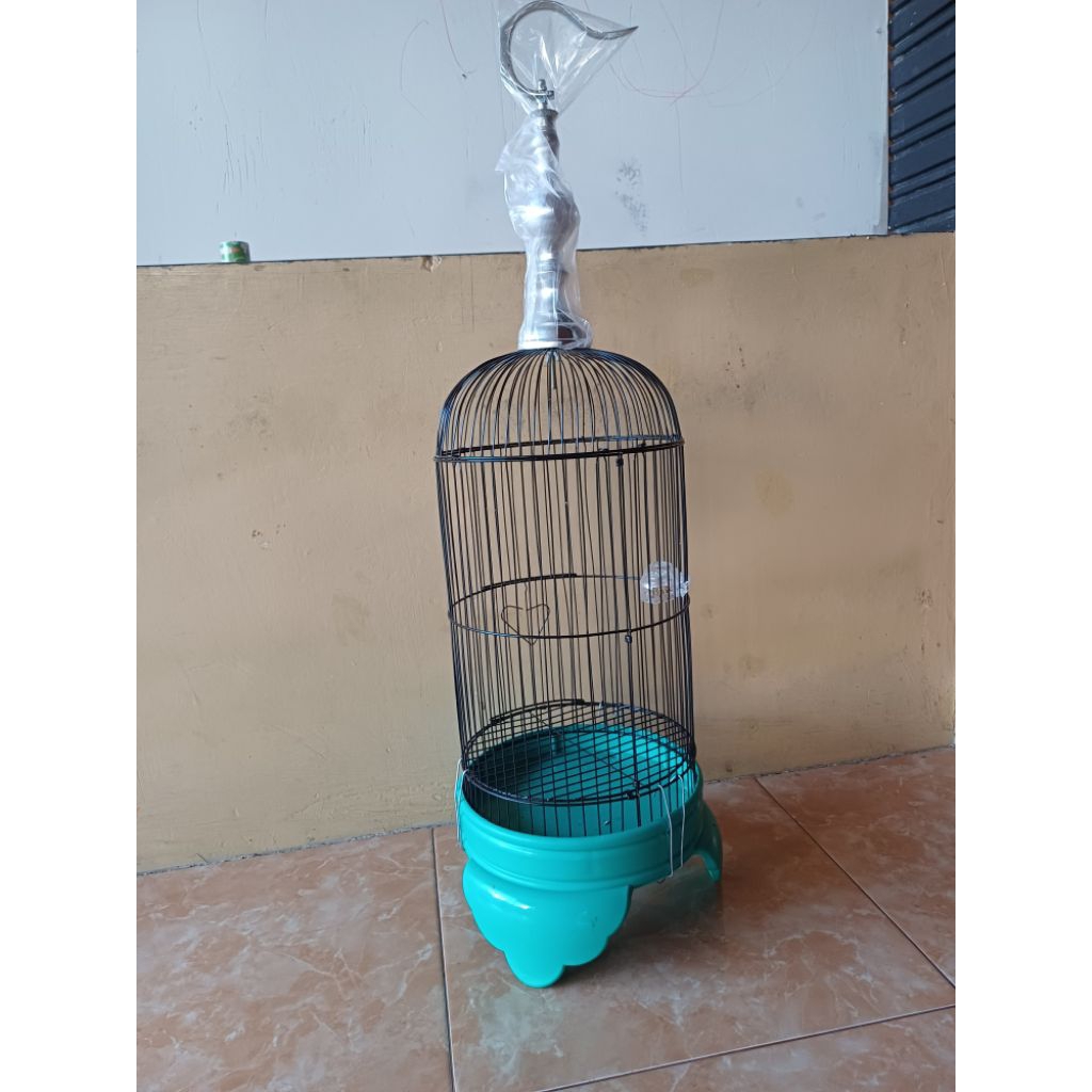 Sangkar Besi Heloped Pleci Tebok Pvc Tebal
