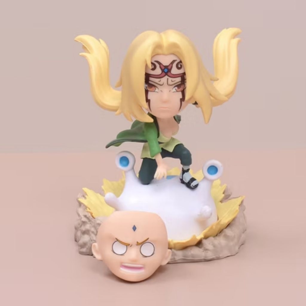 Action Figure Naruto Shippuden Tsunade & Orochimaru Q Version