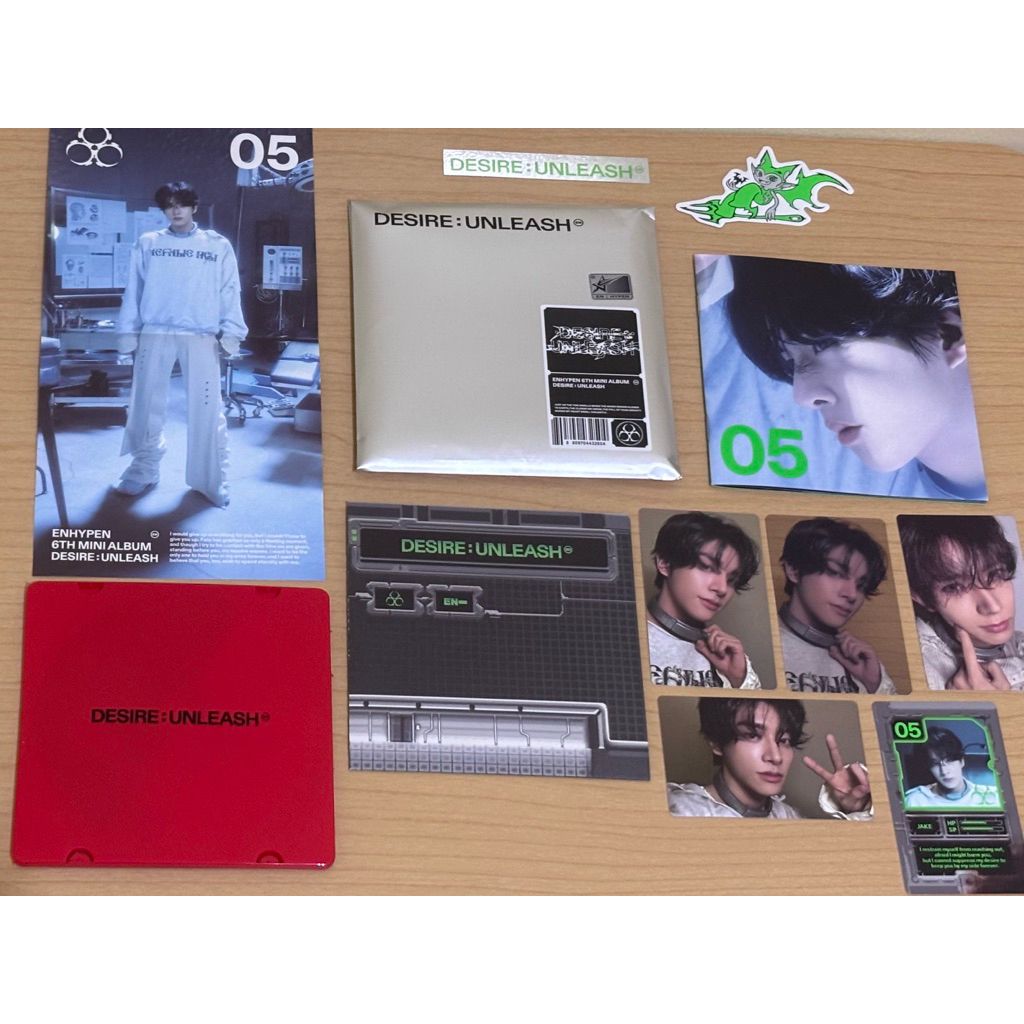 unsealed desire unleash engene jake version official album (+ pob jake weverse)