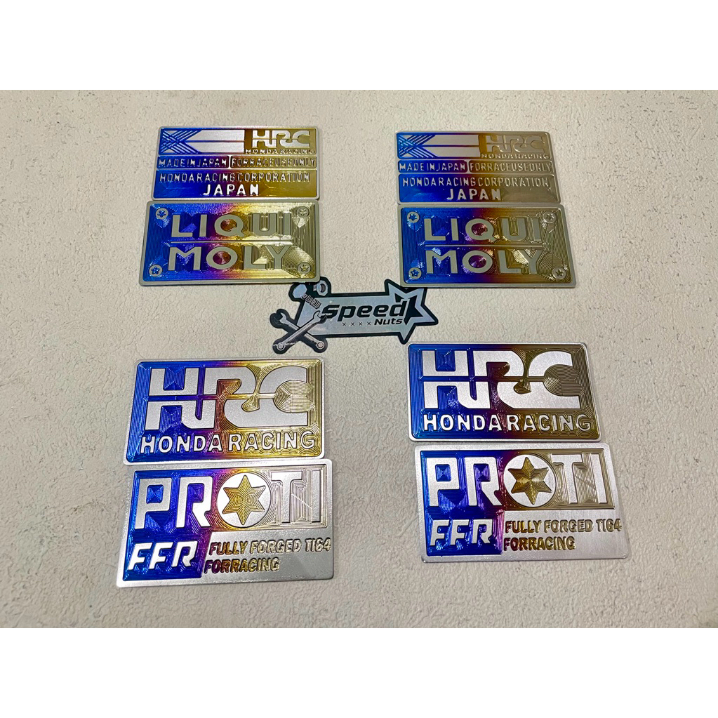 Emblem Hugger Titanium HRC PROTI LIQUIMOLY HRC JAPAN