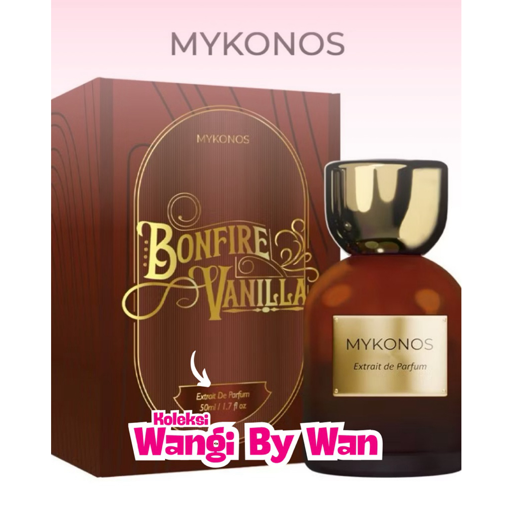 mykonos bonfire vanilla 50ml
