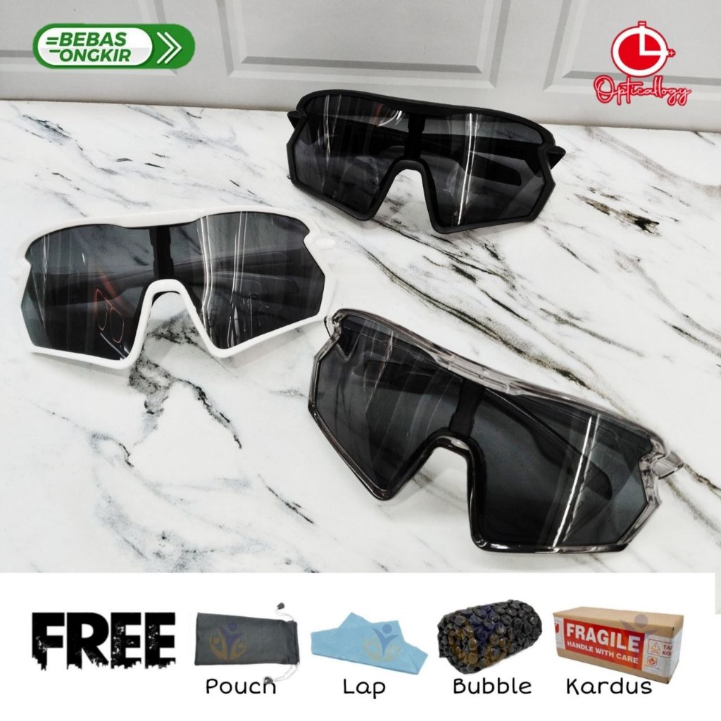 KACAMATA SEPEDA GOWES OVERSIZE ANTI UV GLOSSY