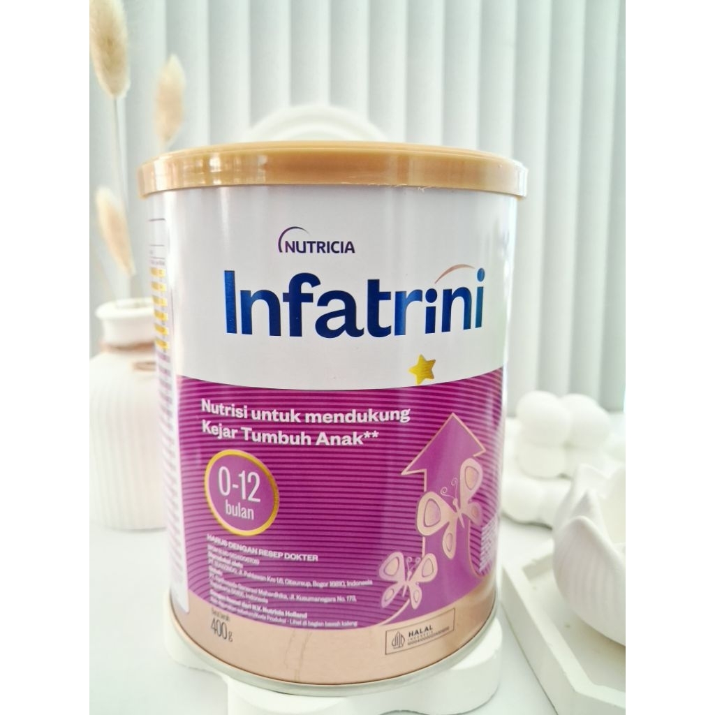 Infatrini Susu Bayi Tinggi Kalori 400g - Dukungan Nutrisi Khusus untuk Bayi 0-12 Bulan