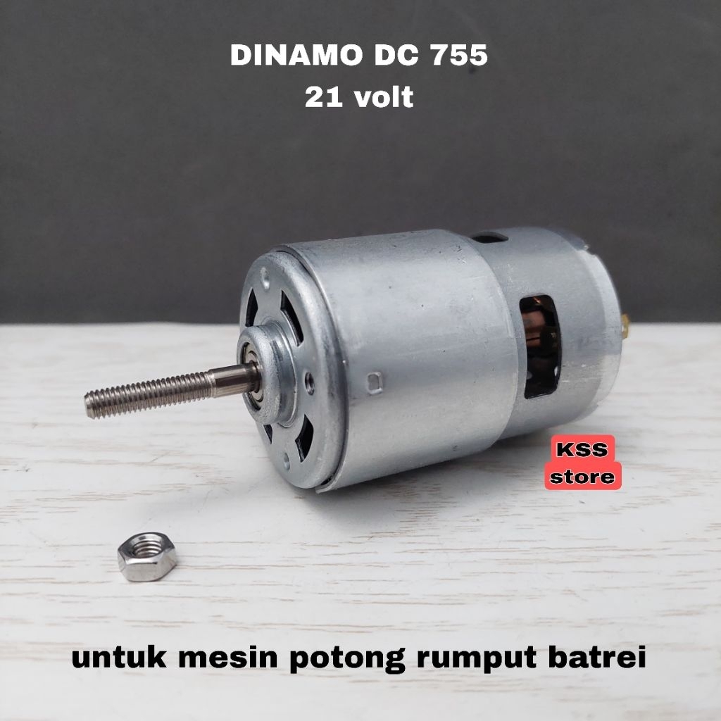 dinamo dc potong rumput RQ755 - 21v