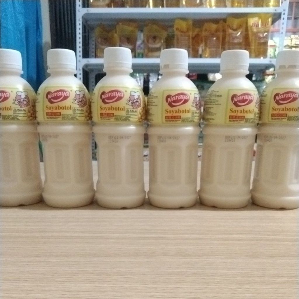 Minuman Susu Kedelai Naraya Soya Botol 320ml- Tinggi Protein-Soya Botol-isi 6 Botol.