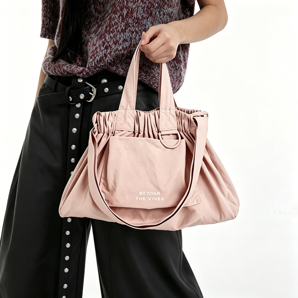 COD BTV XS Dumpling Bag/Tote Nylon Lipat/Tas Selempang Wanita