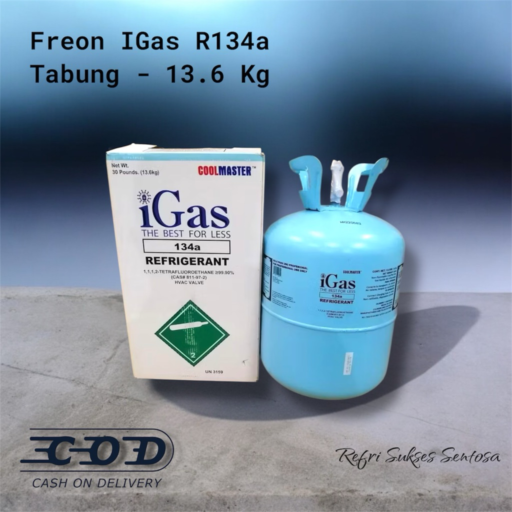 Freon IGas R134 Tabung // IGas R134 Tabung - 13.6 Kg