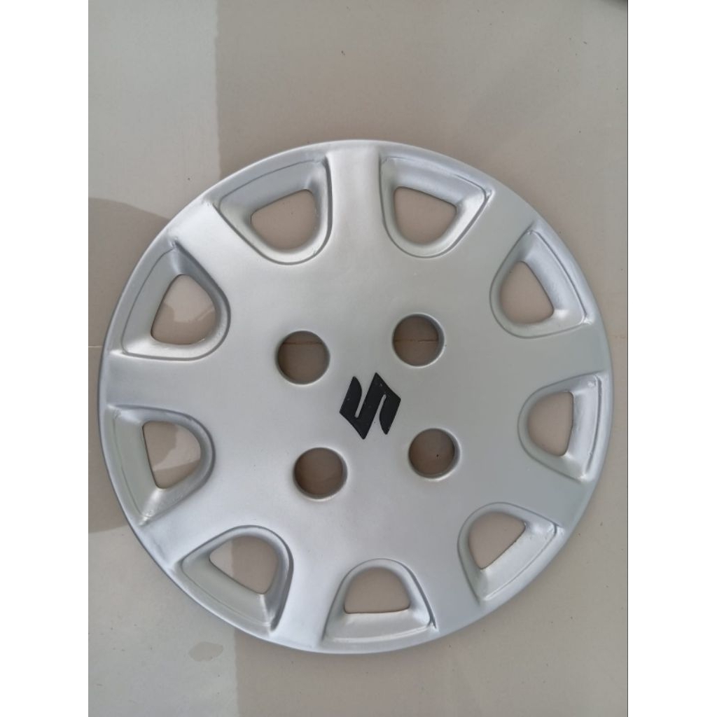 (1set) wildop Ring13 putih dan silver wheel dop Ring 13  dan Ring 14 model Toyota T120SS l300 pickup