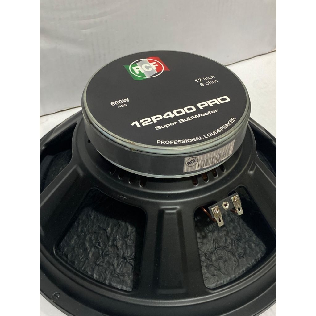 SPEAKER KOMPONEN 12 inch / RCF 12P400 VC 3” SUBWOOFER POWER 600 WATT ORIGINAL