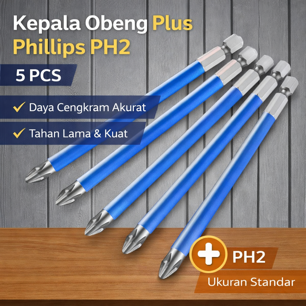 Mata Obeng Set Magnet Baja | Mata Bor Obeng Magnetic Screwdriver