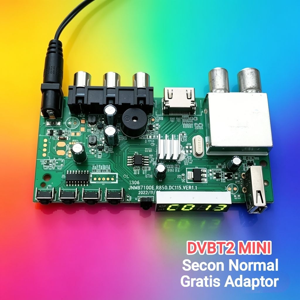 Modul STB DVBT2 Set Top Box Digital Secon Normal Matrix Apel Luby Noise Welhome Advance Evercoss Sup