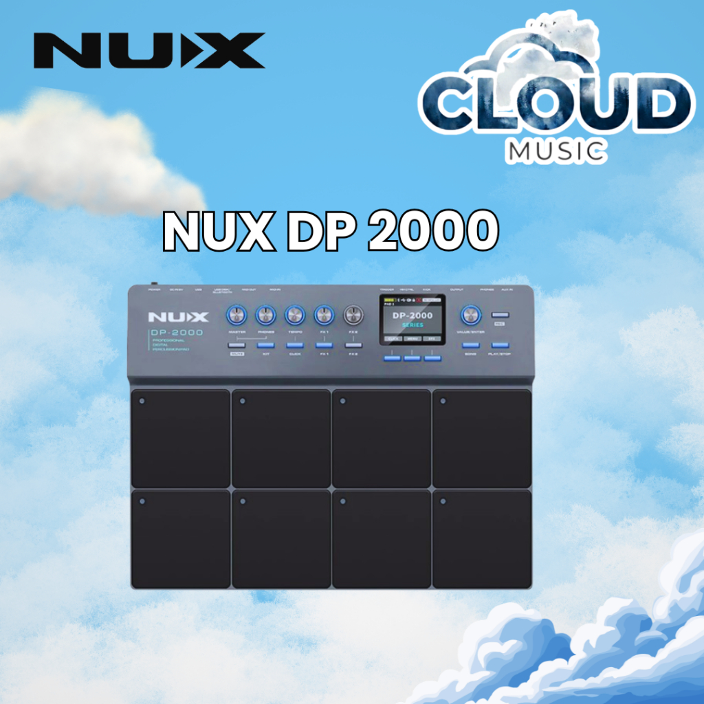 Paket Drum Elektrik Drum Pad Drumpad Nux DP2000 Percussion Pad Nux DP 2000