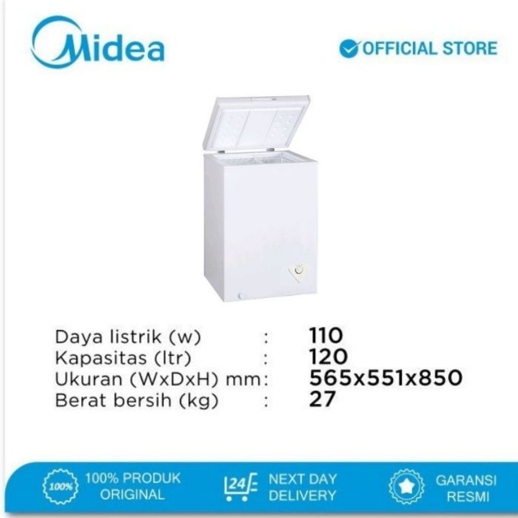 Freezer box Midea 100L HS-129C