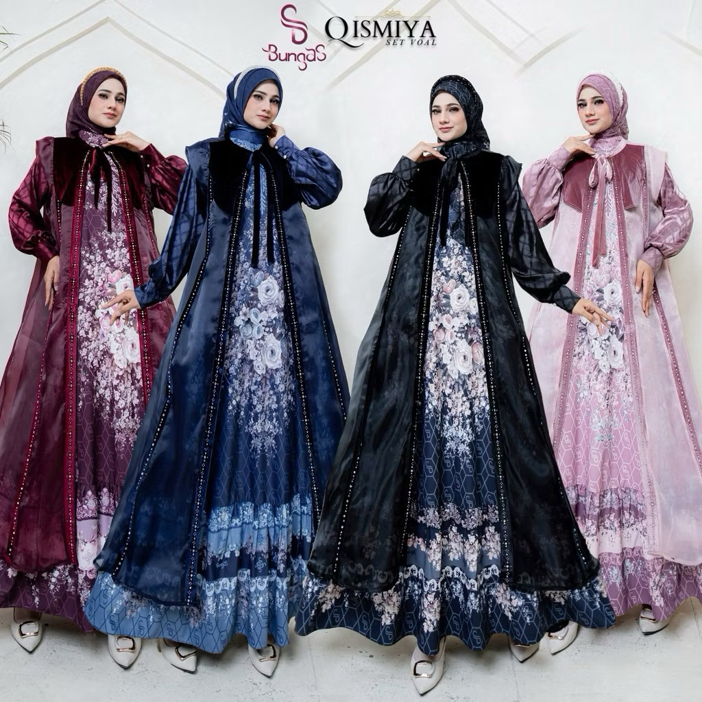 Gamis set hijab By Bungas